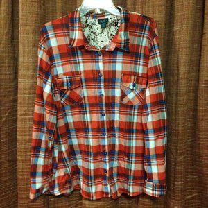 Soft plaid button up shirt by Rue 21 size 3X